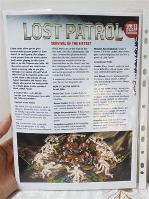 The Lost Patrol! An Epic Tale of Desperation and Survival on the Edge of the Empire